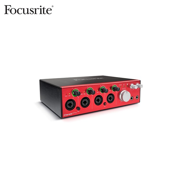 Focusrite Clarett 4Pre 18X8 Thunderbolt Interface Audio Interfaces IMG