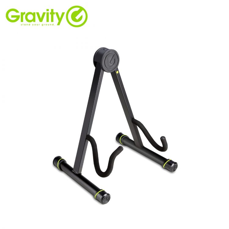 Gravity Solo-G Electric A-Frame Guitar Stand for Electric Guitars and Basses Musical Stand IMG