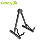 Gravity Solo-G Electric A-Frame Guitar Stand for Electric Guitars and Basses Musical Stand IMG