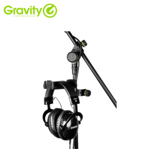 Gravity HPHMS 01 B Mic Stand Mount Headphones Hanger Headphone Accessories IMG