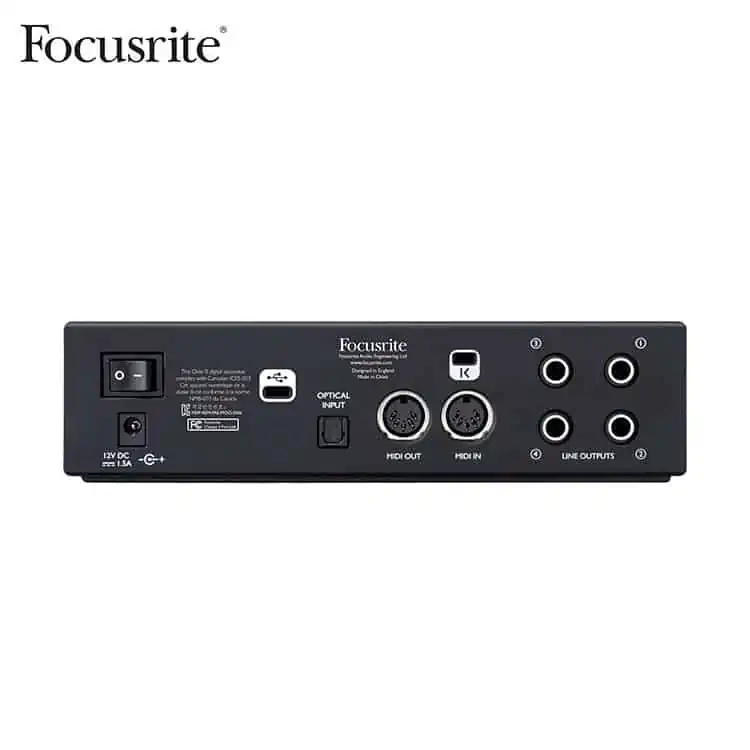 Focusrite Clarett+ 2Pre - Interfaz de audio/MIDI USB tipo C