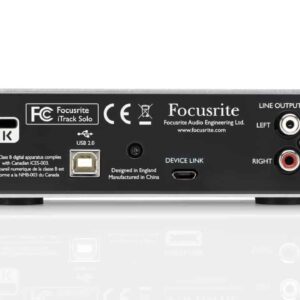Focusrite iTrack Solo Audio Interface Audio Interfaces IMG
