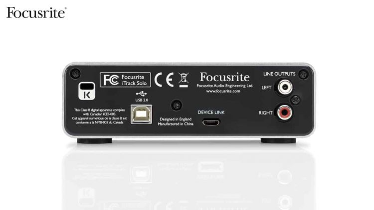 Focusrite Itrack Solo Studio Pack (Lightning) Audio Interfaces IMG