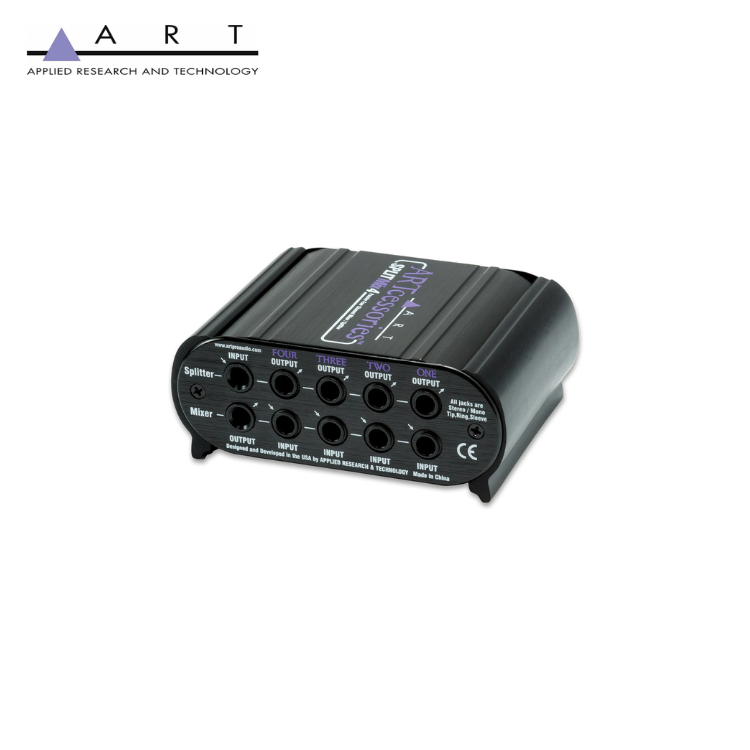 ART SplitMix 4 Channel Passive Mixer/Splitter Studio Monitor Speaker Accessories IMG