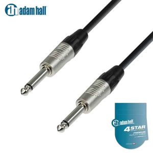 Adam Hall Instrument Cable REAN 6.3MM TS Male to 6.3MM TS Male Cable & Connectors IMG