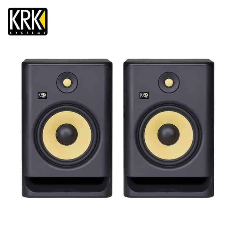 KRK RP8G4 Rokit Powered 8 Generation 4 Active Studio Monitors – Black (Pair) Studio Monitor/Speaker IMG