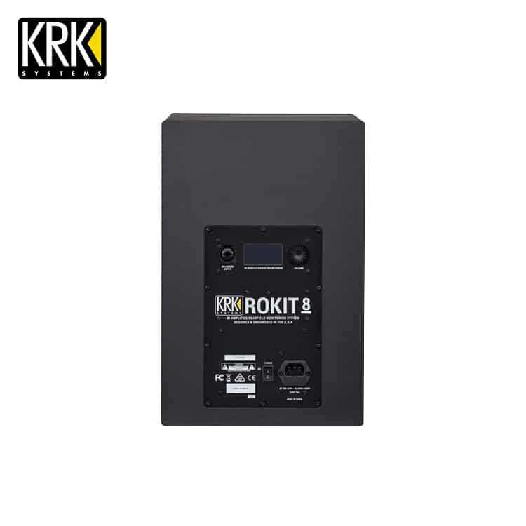 KRK RP8G4 Rokit Powered 8 Generation 4 Active Studio Monitors – Black (Pair) Studio Monitor/Speaker IMG