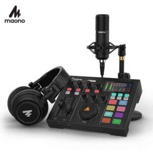 Maono Maonocaster AU-AM100-K2 Podcast Bundle Home Recording/Music Production Set IMG